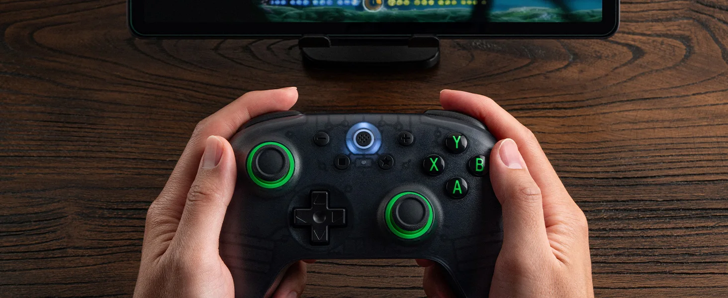 8BitDo Ultimate 2C Kabelloser 2,4G Gaming-Controller mit Hall-Effekt-Joystick für PC Steam Deck Raspberry Pi Android – Detail 2