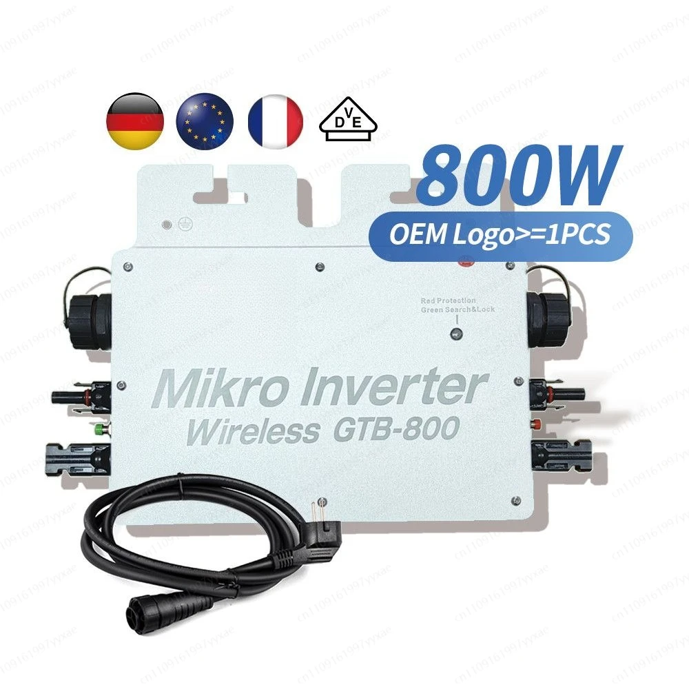 800W Grid‑Tied Micro Inverter, WiFi Smart Solar Micro Inverter