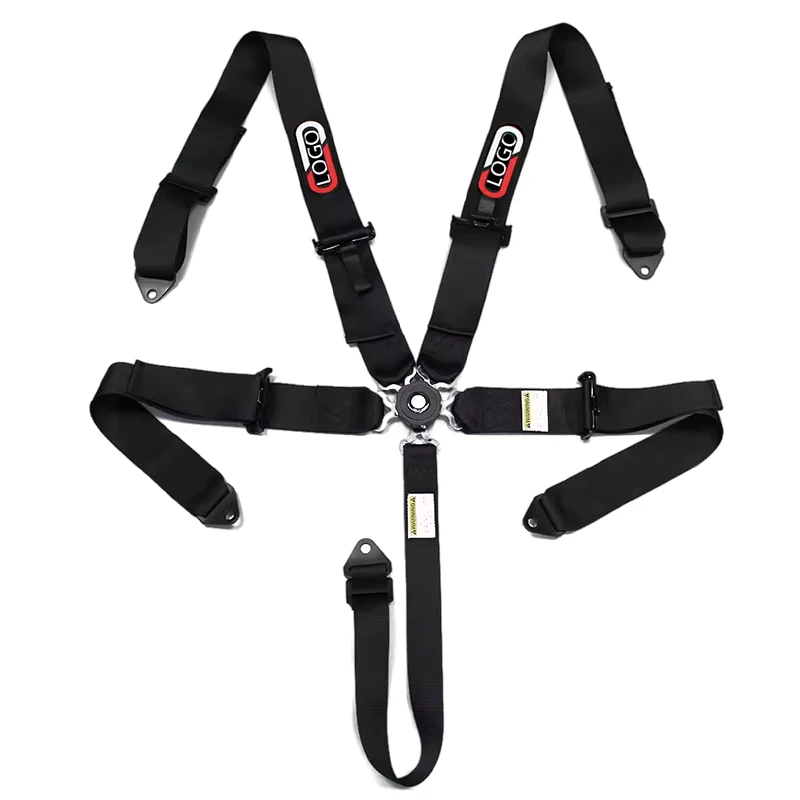 

5-Point polyester child car seat belt buckle