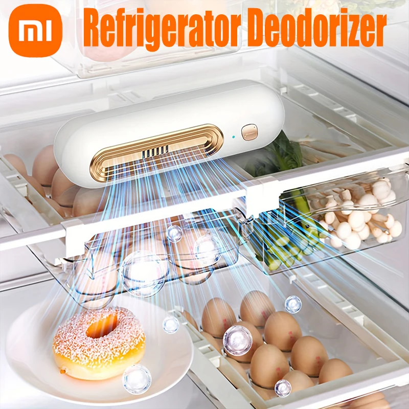 Xiaomi Refrigerator Deodorizer Air Purifier Refrigerator Odor Eliminator Food Shelf Life Extender Remove Smoke Pet Toilet Car