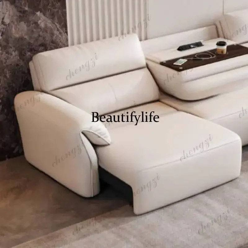 01A Electric Sofas Foldable European Relax Lounges Living Room Sofas Massage White High Canape Lit Furniture For Home view 4