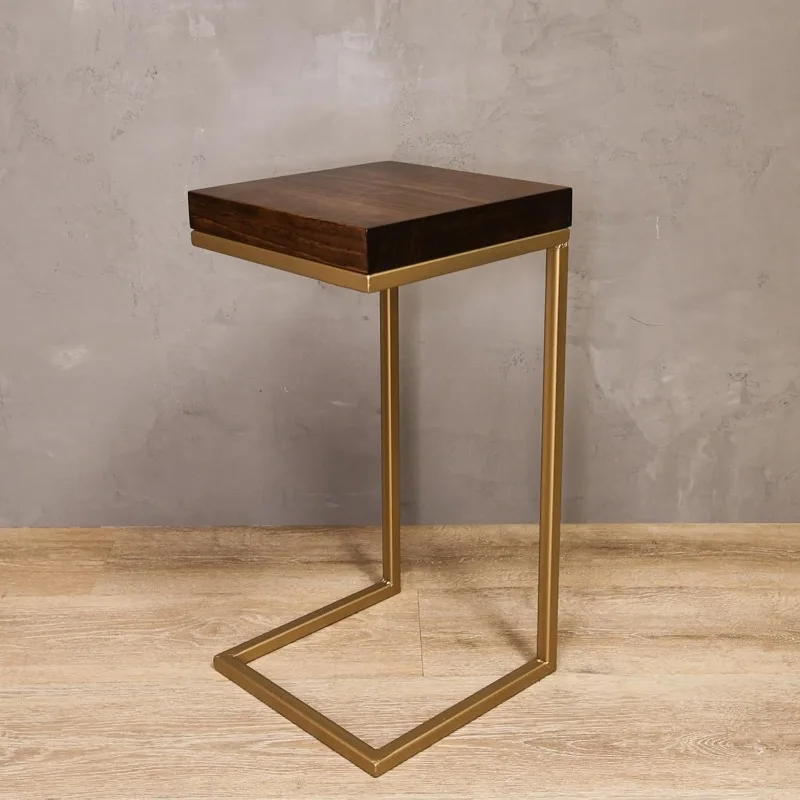 

Тумбочка для спальни, торцевой столик, сделано в США из массива сосны и вул.