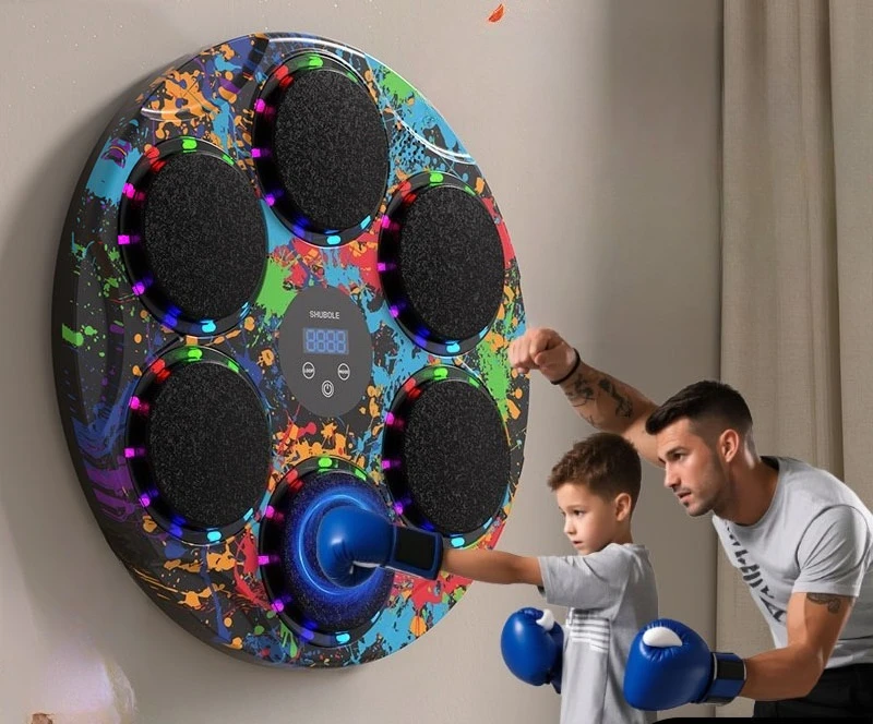 Smart Music Boxing Machine Wall Target Home Smart Fitness Equipment Children Adult Training
