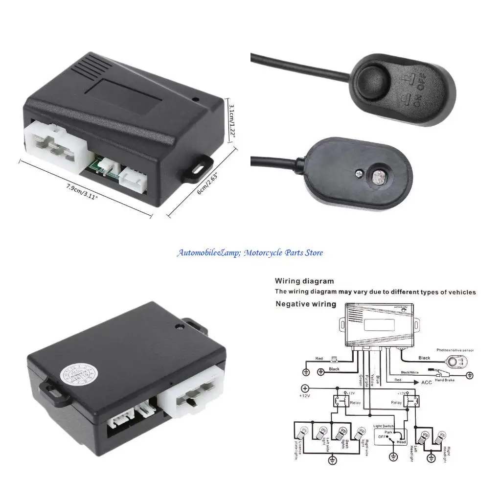 

H7BD Universal 12V Car Auto Light System Automatically Control Light