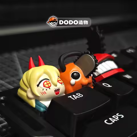 Artisan Keycaps Q Style Power Pochita Custom Anime Diy Personalized For Mechanical Keyboard Gaming Anime Fans Gift