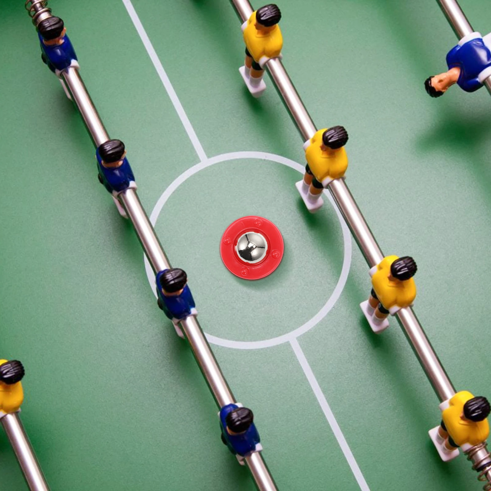 

12pcs Rolling Beads Foosball Game Supplies Table Top Football Plastic Roller Balls Board Accessories Storage Replacement Fun