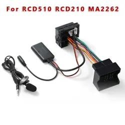 Car RD4 Radio Bluetooth BT 5.0 Audio Adapter No-Cut Harness Cable Wiring For RCD310 210 300 RNS310 300/510