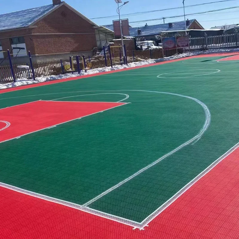 

Beable Custom Sized LOGO Outdoor Standard Sized Full Basketball Courts Professional Training Interlocking Flooring