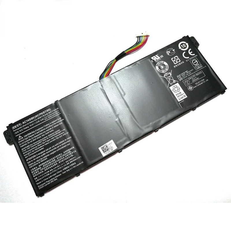 Batería Original para portátil Acer, 15,2 V, 48WH, AC14B8K, V3-371, E3-111, Notebook, novedad