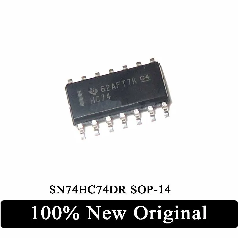 10Pcs 100% New Original SN74HC74DR SMD SOP14 logic IC imprint HC74 chip IC In Stock