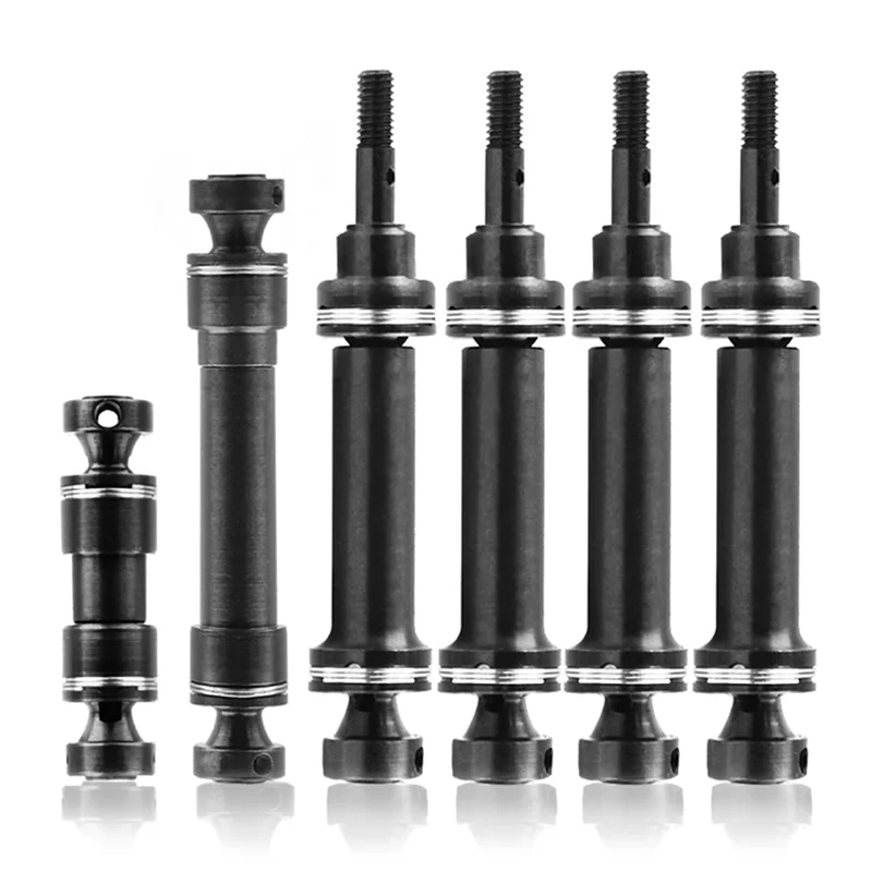 

6Pcs Hardened Steel Front Rear Center Drive Shaft for 1/16 E- EREVO SUMMIT SLASH 4WD RC Car Upgrade Parts