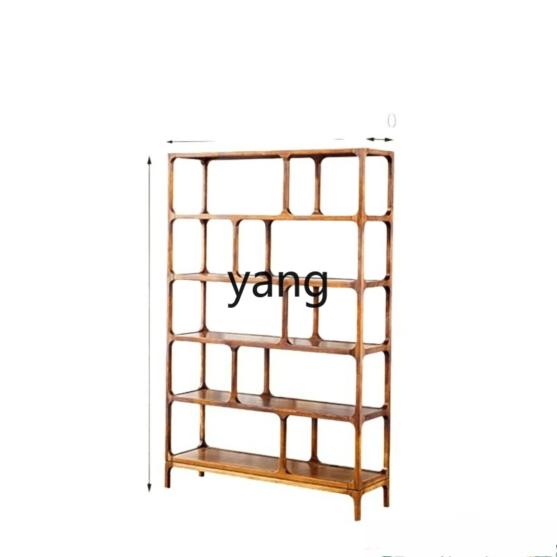 

LTT Nordic Solid Wood Bookshelf Living Room Multi-layer Storage Rack Floor-standing Freestanding Combination Display Rack