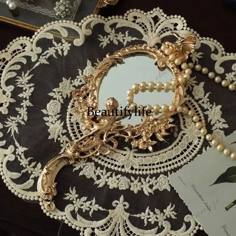 Portable Decoration Mirror Decor Vanity Classic Custom Art Mirror Decor Infinity Compact Custom Petit Miroir Home Decor ItemsH17