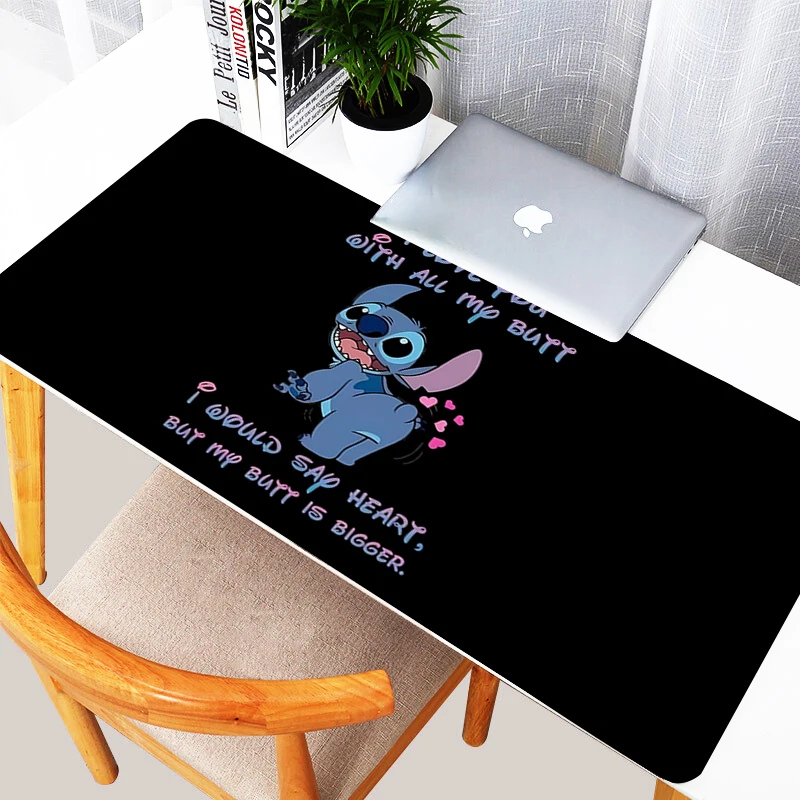 Large Mouse Pad Home Computer Cartoon Anime Gaming Accessories Keyboard Mousepad Laptop Stitch Forest Desk Mat for Youth Gifts