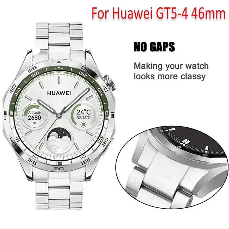 

Металлический ремешок без зазора для часов Huawei GT5-4 46 мм, официальный браслет из нержавеющей стали, браслет Huawei Watch GT5-4, эксклюзивный ремешок для часов