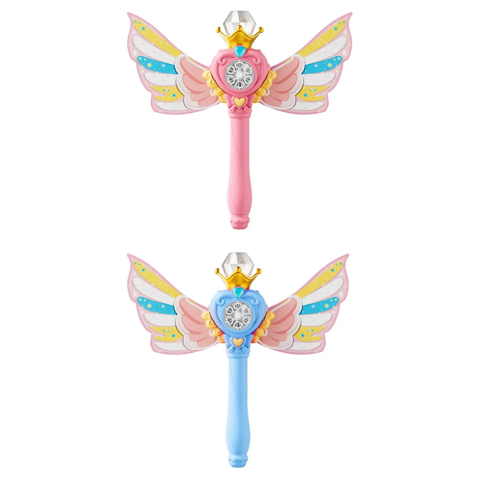 لوازم آلة فقاعات عصا الفقاعات المحمولة المضيئة لعبة صيفية للفتيات بعمر 3 4 5 6 7 8 سنوات للنشاط والعطلات والحفلات #4