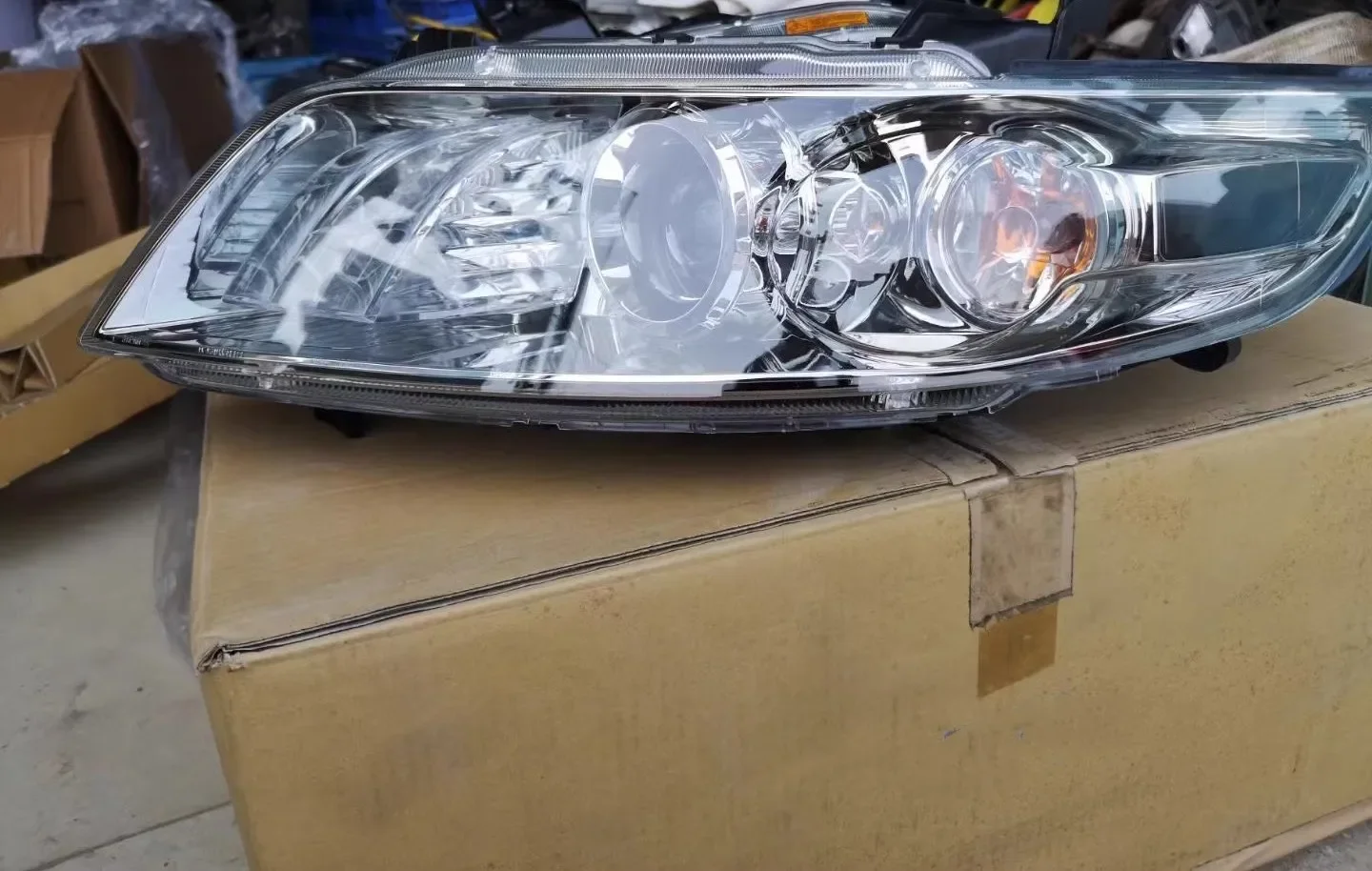 المصباح الأمامي للسيارة لسيارة إنفينيتي FX35 04-08 ضوء النهار الجري DRL مصباح الرأس إشارة الانعطاف منخفضة عالية الشعاع