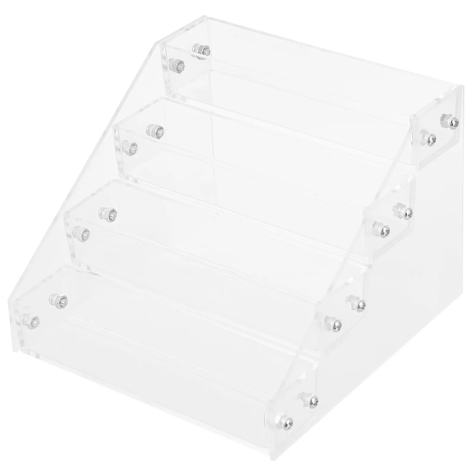 1Pcs Nail Polish Organizer Acrylic Multi-Layer Rack Low Center Gravity Manicure Storage Shelf Bedroom Table Display