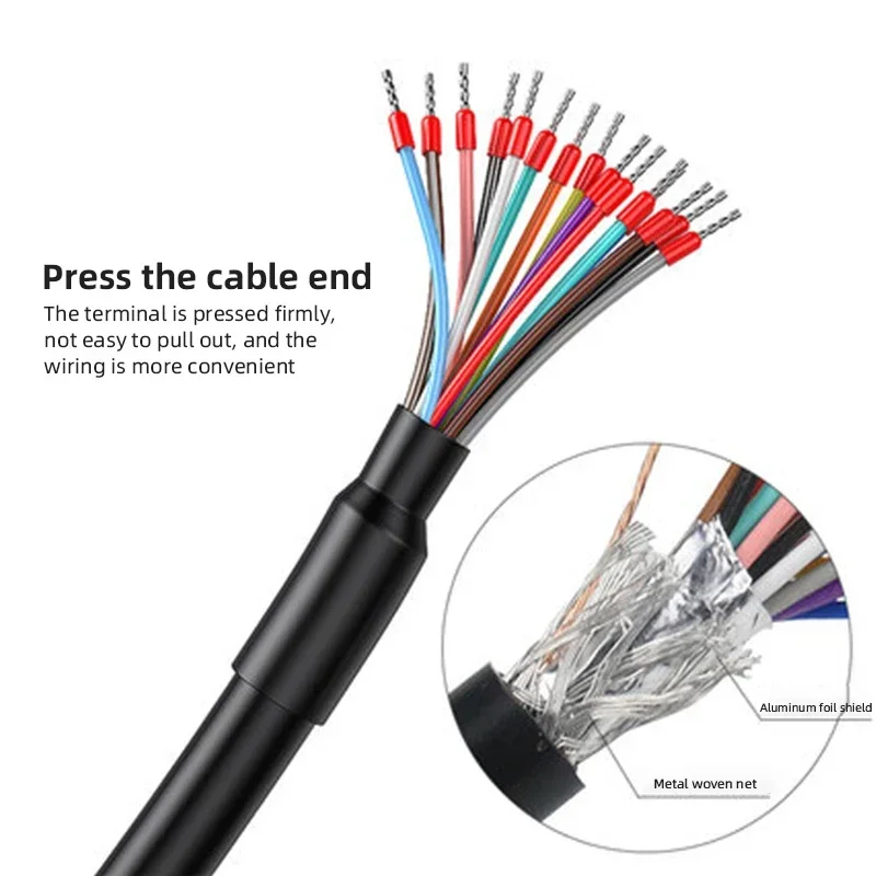 DB25 DB9 DB15 Industrial Single Head Serial Port Wire Copper Gold-plated 9/15/25Pin Terminal Connector DB9/15/25 Connecting Line