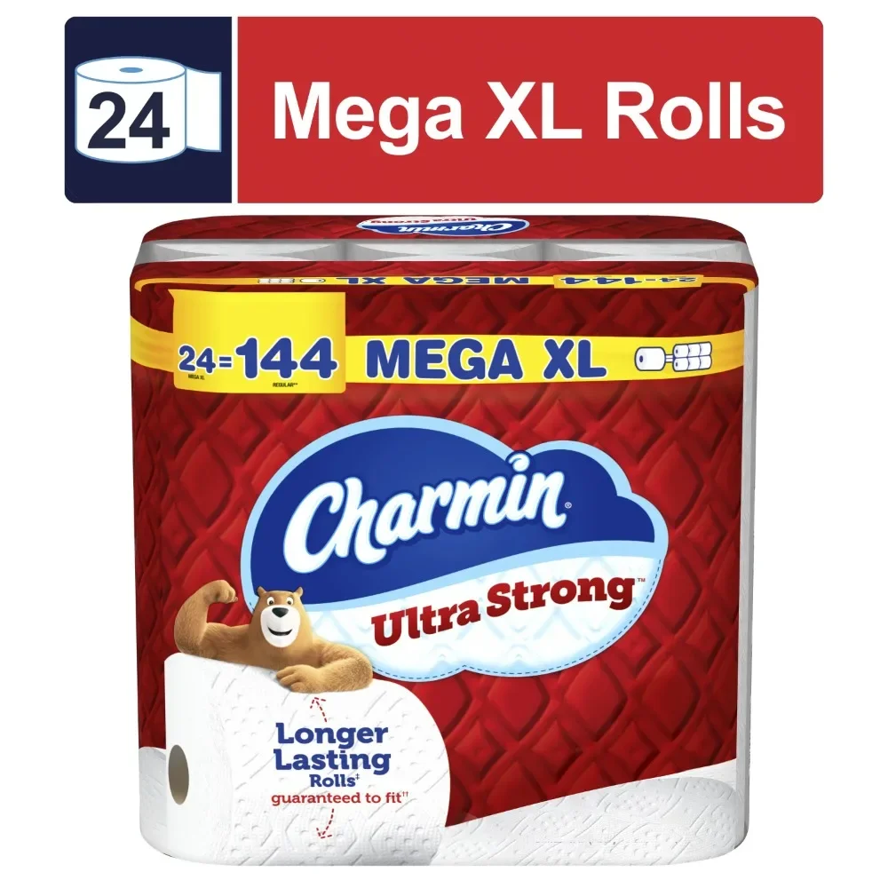 

Ультрапрочная туалетная бумага Charmin, 24 Мега XL США