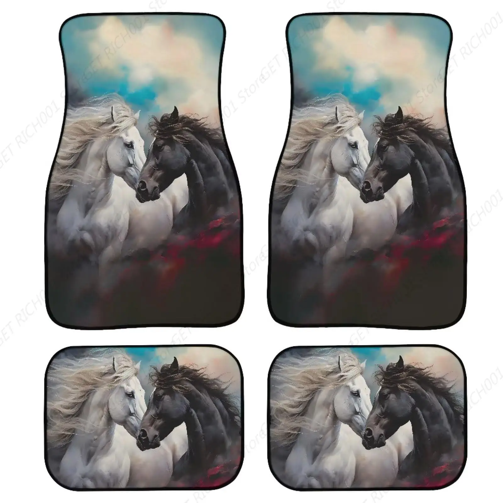 

Juegos Alfombras Para El Suelo L Coche Con Estampado Caballo Para Hombres, Alfombrilla Para El Suelo Automotriz, Alfombrilla P