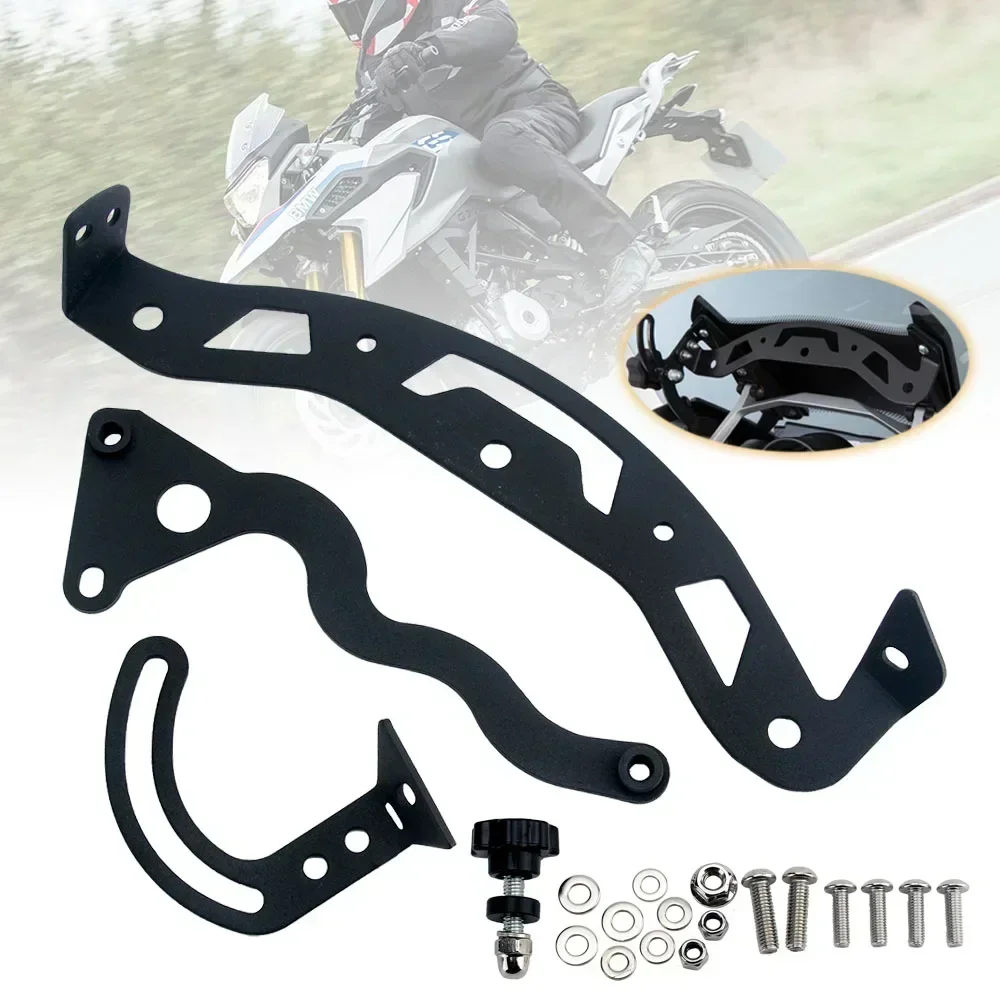 Motorcycle Windscreen Holder Strengthen Mount Windshield Bracket Kit For BMW R1250GS Adventure R1200GS GS R1200 R1250 2014-2021