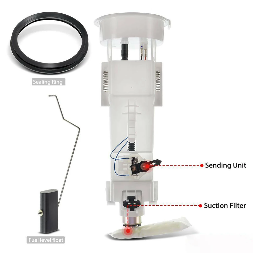 16116755043 16116752626 323-58697 E8412M Conjunto de bomba de combustível elétrica para BMW X5 E53 3.0L 2000-2007