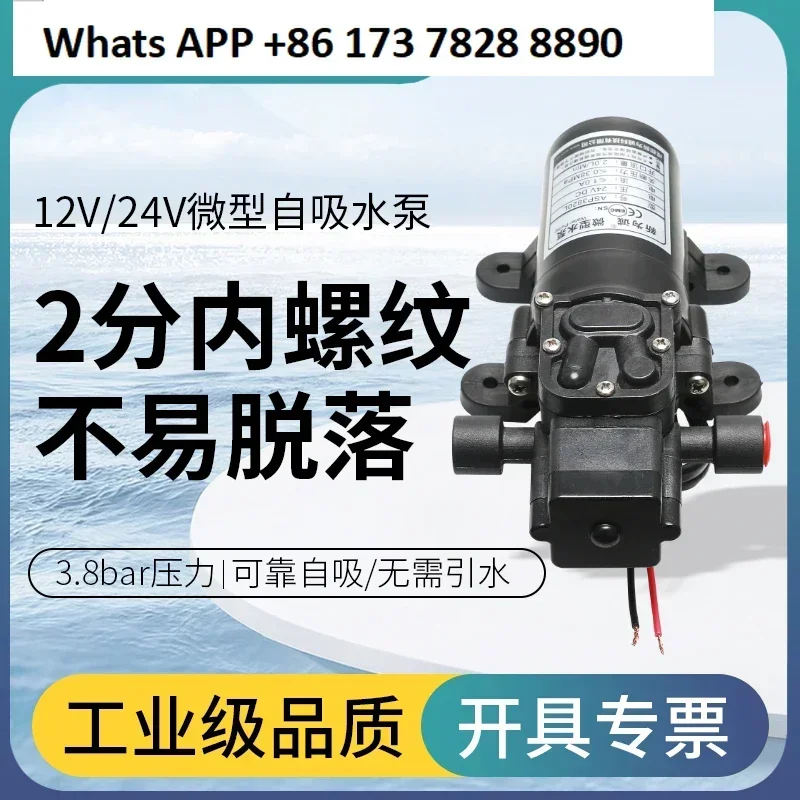 

Direct sales miniature electric diaphragm pump, playground jet pump engineering plastic 24v12v DC self-priming pump