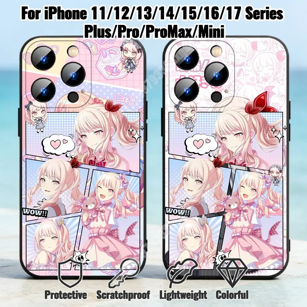 Akiyama Mizuki P-Project Sekai Phone Case for iPhone 17 16 Pro Plus Air 15 14 Max Mini 12 11 Soft Shockproof Cover