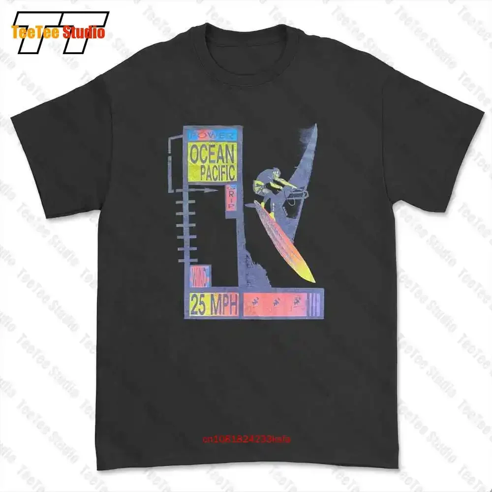 Op Ocean Pacific Double Collar Windsurfing 90 S T-shirt Tee 3CW9
