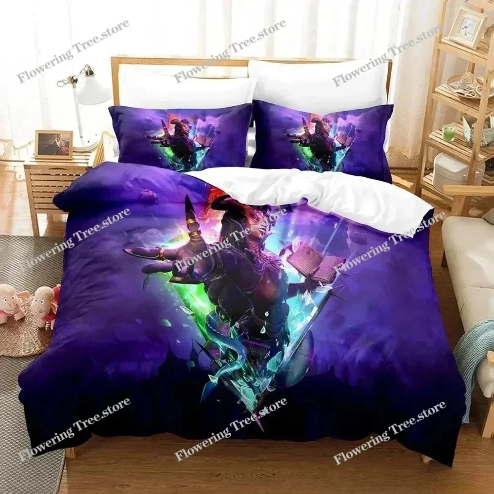 

2025 Game Tiny Tina's Wonderlands Bedding Set Single Twin Full Queen King Size Bed Set Adult Kid Bedroom Duvet cover Sets Anime0