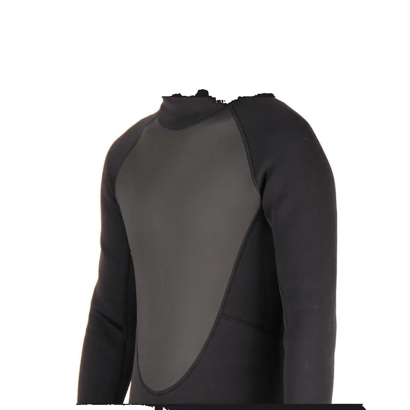 

3.5Mm long-sleeved thermal wetsuit, men's one-piece sunscreen and jellyfish snorkeling suit