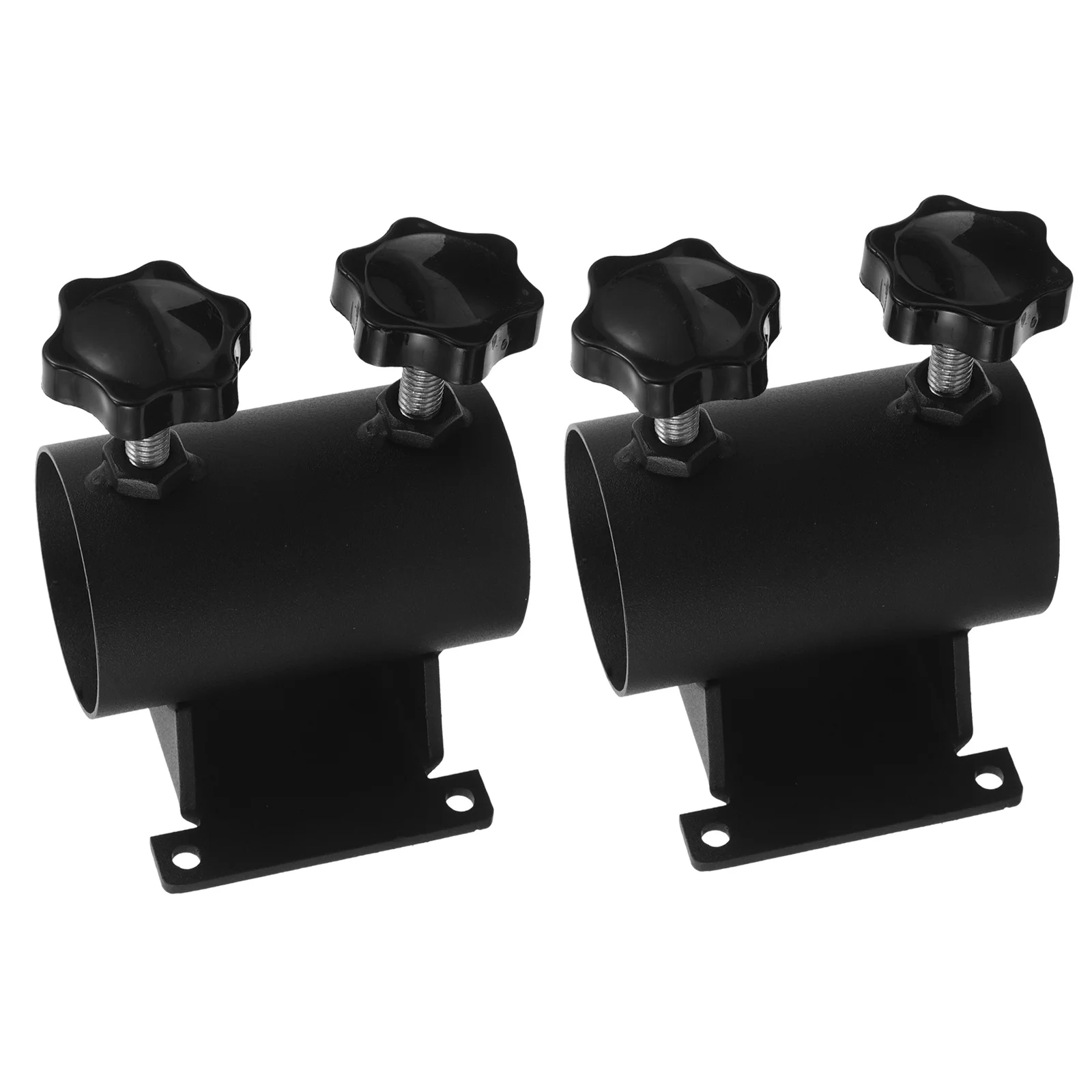 

2Pcs Adjustable Patio Umbrella Holder Clamp for Deck Railing Balcony Porch Garden Outdoor Wind Resistant Design