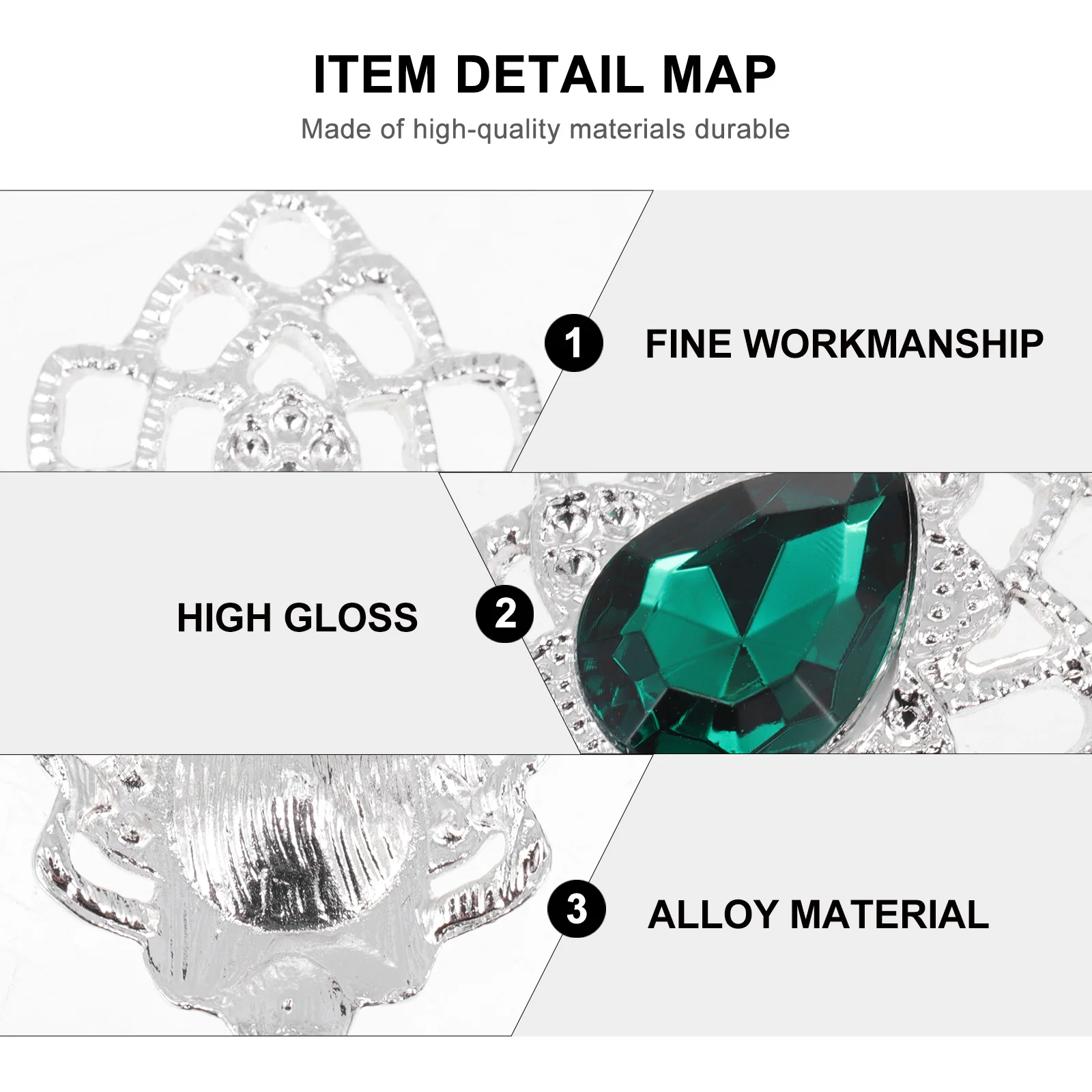 

10Pcs Leaf Pendant Alloy Acrylic Tree Leaves Shaped DIY Sewing Brooch Dress Belt Decoration Accessories Sewing Garments