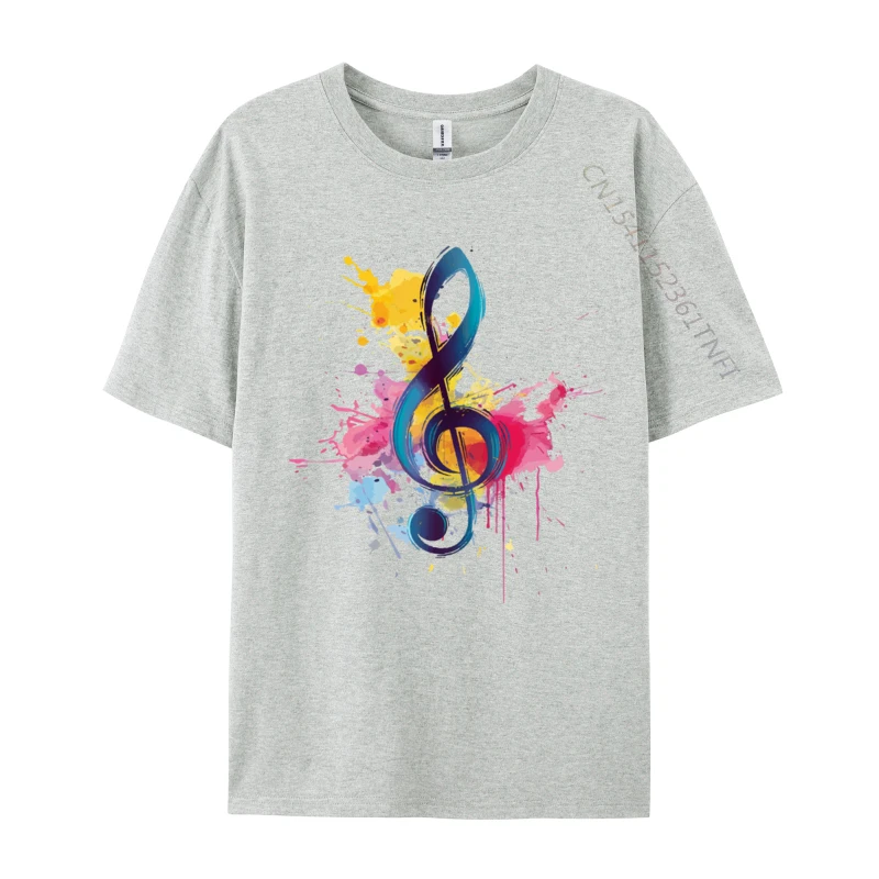 Musicians Music Treble Clef DJ Musicians Music Treble Clef DJ Men T-Shirt New Arrival Autumn Cotton Tops Shirts Tops Shirts