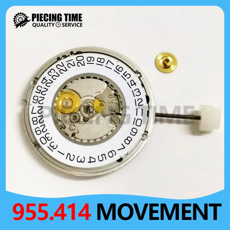 Brand New Electronic Watch Movement Swiss Replacement Movement ETA 955.414 Watch 3 Hands Repair Parts Date 3 o'clock Position