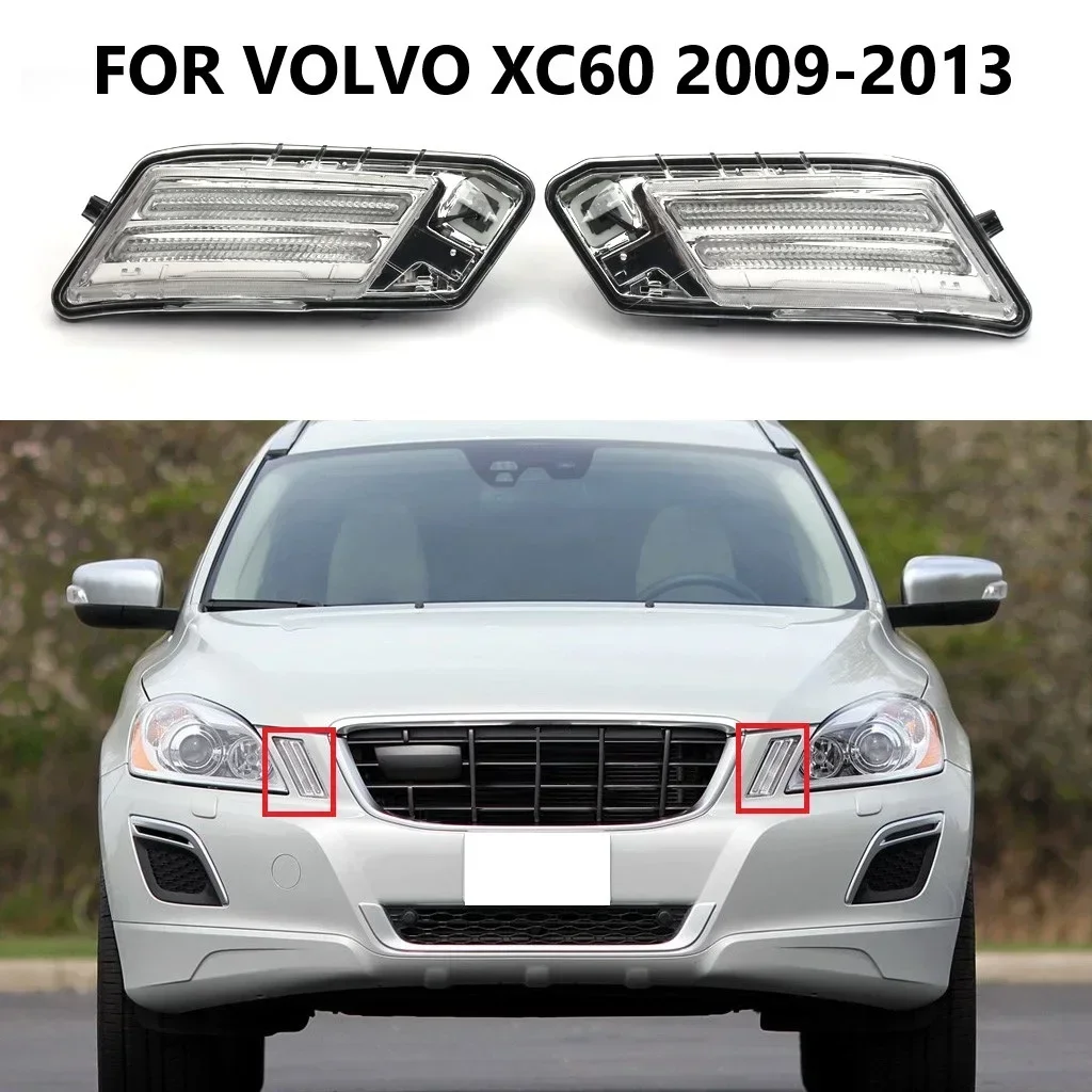 Left Right Car Parking Light Front Turn Signal Indicator Light For Volvo XC60 2008 2009 2010 2011 2012 2013 31290874 31290873