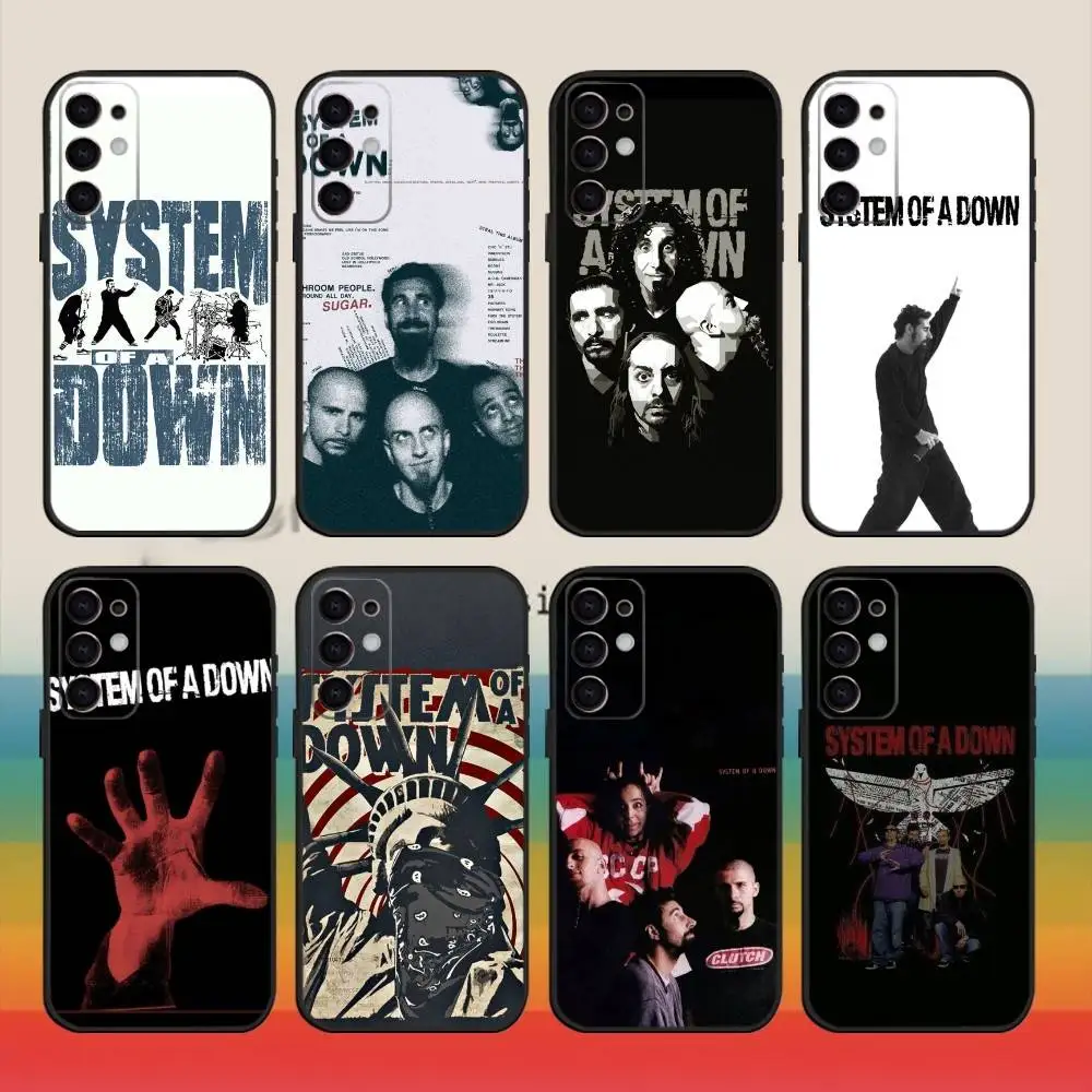 

S-system of a down self titled album Phone Case For Samsung S25,S24,S21,S22,S23,S30,Ultra,S20,Plus,Fe,Note,10,9,5G Black Cover