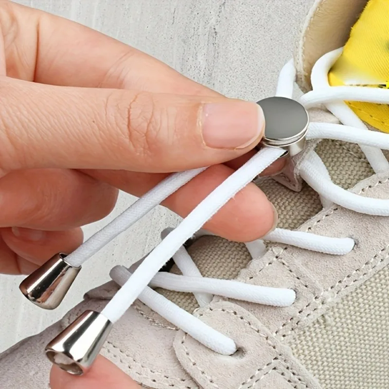 4PCS Metal 2 Hole Spring Cord Stopper Anti Slip Drawstring Adjuster for Shoes Bags Hoodies Clothing DIY