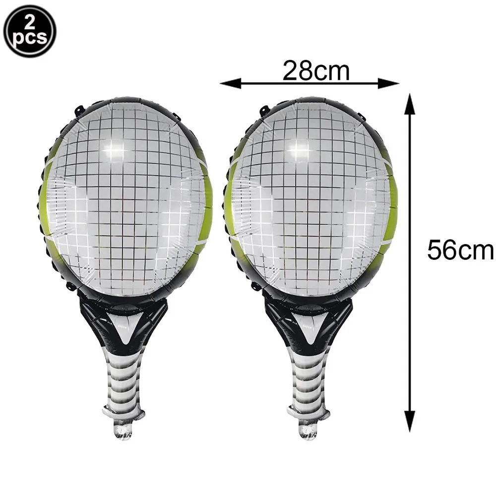 Sport Themen Tennis Geschirr Pappteller Serviette Tennis Ballon Ball Fans Sport Spiele Kinder Männer Mädchen Geburtstag Party Dekoration – Detail 1