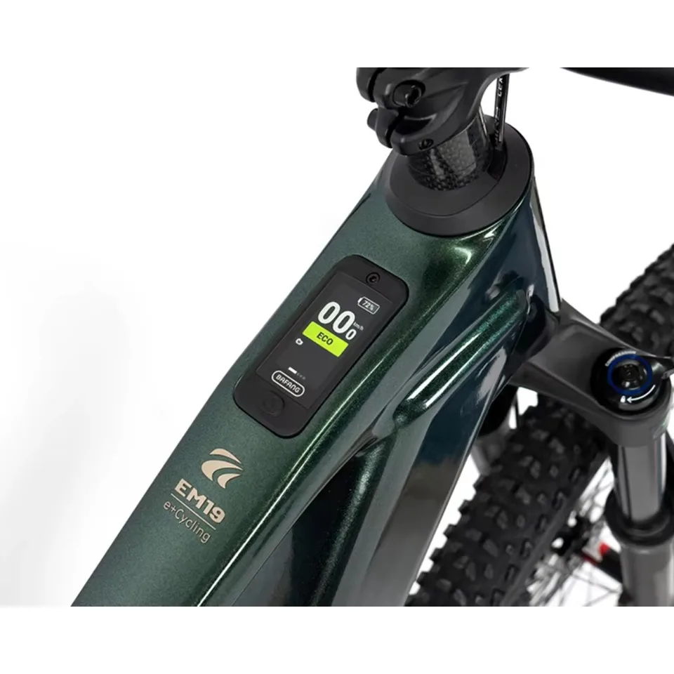 TWITTER new EM19 2rd carbon fiber soft tail electric mountain bike equipped with eight sided medium drive M820-36V20A/48V15A250W image 5