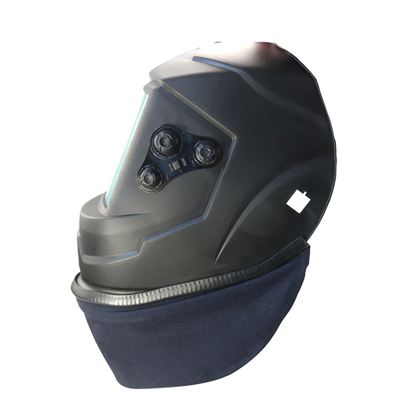 Casco de soldadura avanzado Babero para incendios y salpicaduras Fácil de instalar/Durable/Babero de soldador extraíble esencial