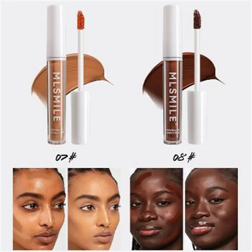 New Waterproof Liquid Foundation Matte Oil-Control Face Foundation Cream Creamy Texture Natural Foundation Concealer Cream