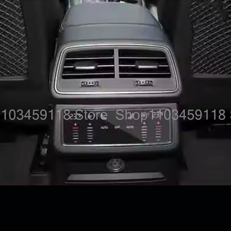 

Защитная пленка из закаленного стекла для салона автомобиля для Auid E-tron A6 A7 Q8 2020-2024, задний климат-дисплей, пленка против царапин