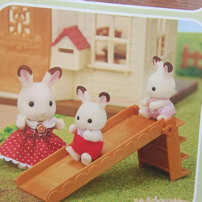 Sylvanian Families Anime Zabawki dla dzieci Prezenty dla dziewczynek Zabawki Domek z czerwonym dachem Śliczna lalka Oryginalne Ternuas Kolekcjonerskie ozdoby do pokoju