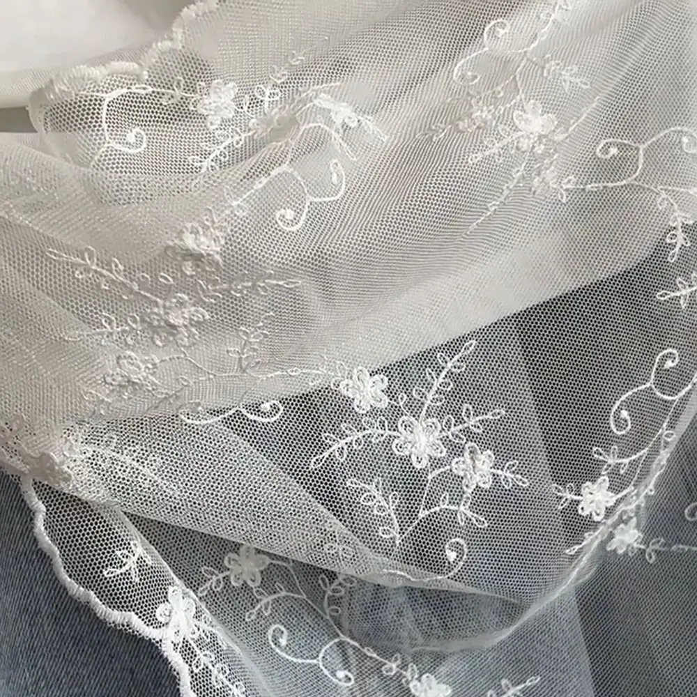Trend Floral Embroidery Women's Lace Belt Versatile Korean Version Triangle Scarf Headscarf Women's Pants Waist Decorative