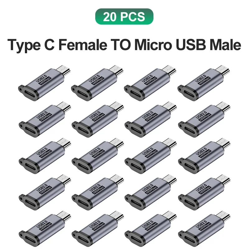 USB Typ-C Adapter Typ C zu Micro USB Stecker auf USB C Buchse Konverter für Xiaomi Samsung Ladegerät Datenkabel USBC USB C Adapter