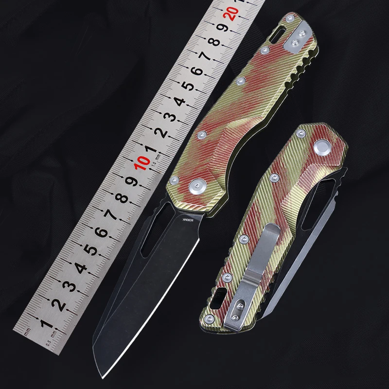 Outdoor Folding Knife Aluminum Alloy Handle Outdoor Tactical  Camping Knife Portable Folding Knife Fruit Knife Men's Gifts