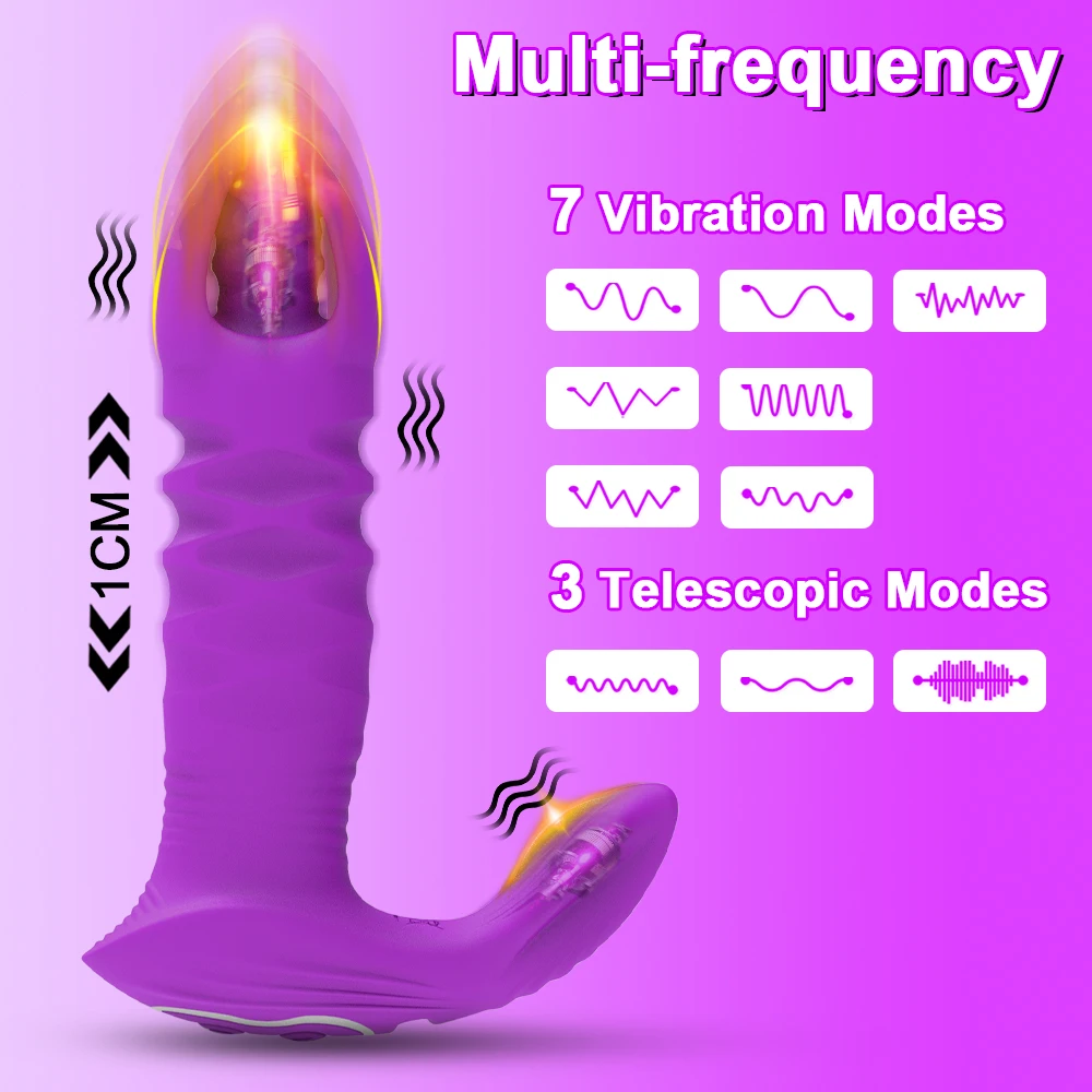 Anal Butt Plug Vibrator Drahtlose Bluetooth App Gesteuert Stieß Dildo G Spot Klitoris Stimulator Sex Spielzeug für Frauen