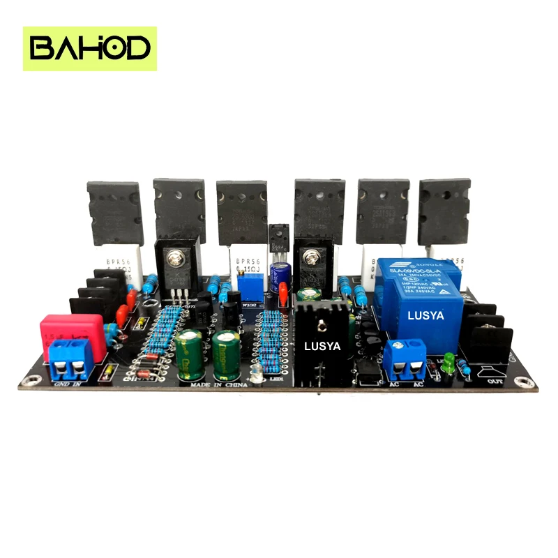 Mono 300W amplifier board 1943+5200 Rear amplifier board upgrade: with speaker protection